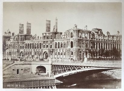 null Commune de Paris. P. Loubère.
Album Photographique des Ruines de Paris, 1871....