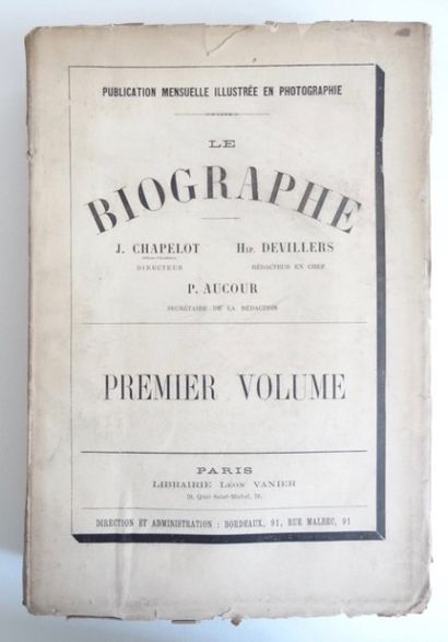 Le Biographe, Léon Vanier éditeur, Premier...