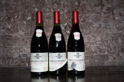 null 3 bouteilles Gevrey-Chambertin Petite Chapelle 1978

Domaine Trapet Père & Fils,...