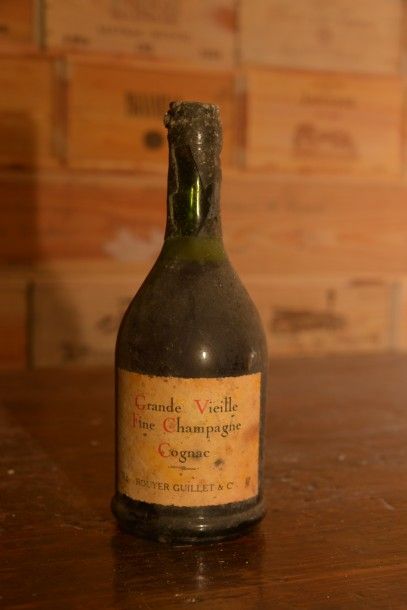 null 1 bouteille Grande Vieille Fine Champagne Cognac Rouyer-Guillet & Cie, étiquette...