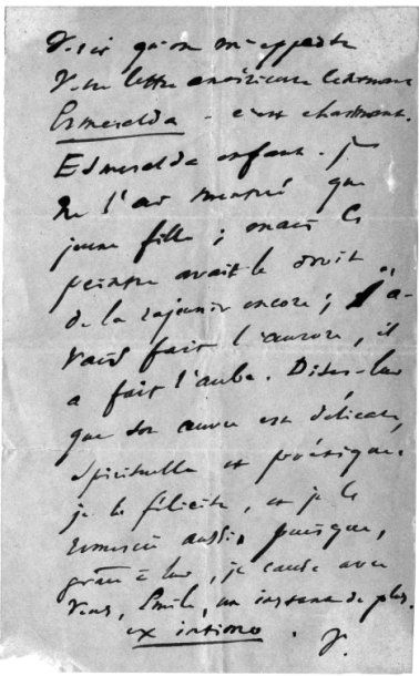 HUGO Victor [Besançon, 1802 - Paris, 1885], poète et écrivain français. Lettre autographe,...