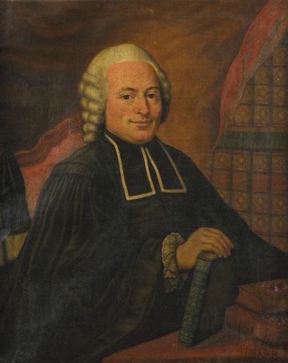 null Ecole FRANCAISE du XVIII° siècle.

Portrait de l'avocat Sallé

Huile sur toile,...