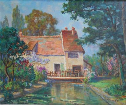 null Pierre FOREST (1881-1971)

"Le moulin à Lichon"

Huile sur toile signée en bas...