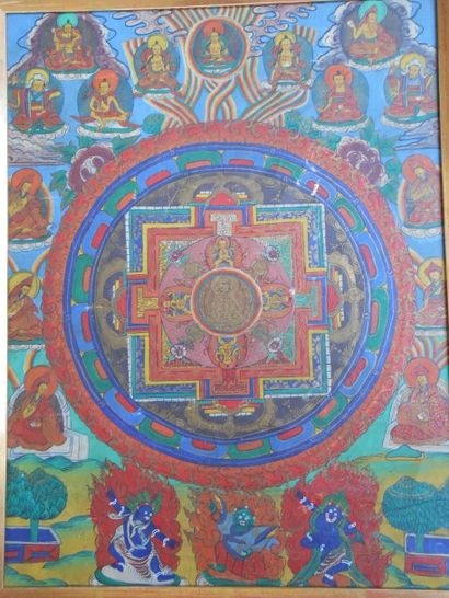 null -Tangka Tibétain

Peinture sur toile.

35 x 26,5 cm à vue (encadrée)

Petits...