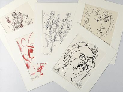 GEN PAUL (1895-1975) 
Lot de 10 Lithographies, c. 1965/1970
Lithographies originales,...