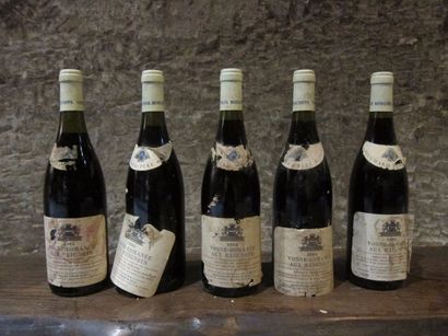 null 5 bouteilles Château de Vosnes Romanée "aux Reignot", Bouchard père et fils...