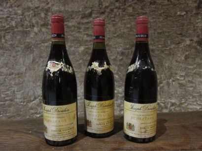 null 3 bouteilles Echezeaux, Joseph Drouhin, 1985

niveaux : 1 base du goulot, étiquettes...
