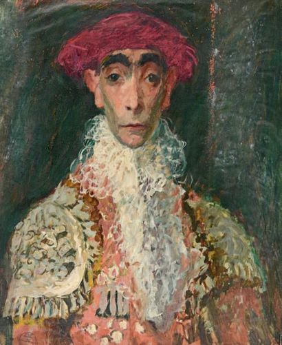 Jacques CHAPIRO (Daugavpils 1887 - Paris 1972) 
Autoportrait en matador
Huile sur...