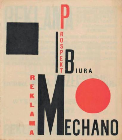 null Prospectus Reklama Mechano
Brochure constructiviste, mise en page typographique...