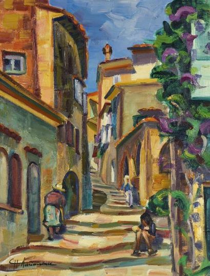 null Henriette ADRIENSENCE (1936)

"Rue de Rompi Cuou à Bormes-les-Mimosas"

Huile...