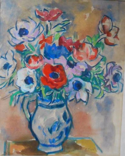 null Pierre FAVRE (1906-1983)

"Bouquet"

Aquarelle signée en bas à droite

34 x...