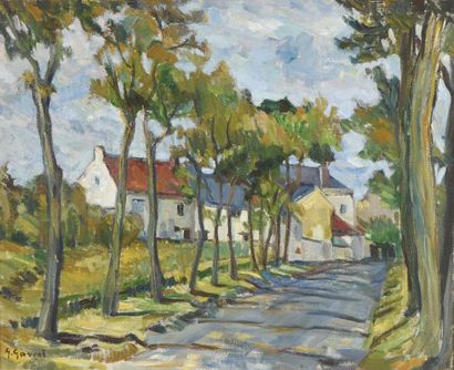 null Geneviève GAVREL (1909-1999)

Paysage en Seine-et-Oise

Huile sur toile, signée...