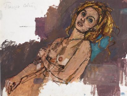 null Françoise ADNET (1924-2014)

Jeune femme en buste

Aquarelle, signée en haut...