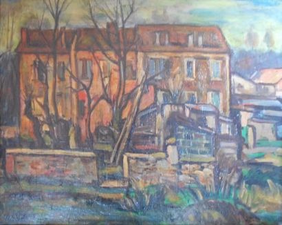 null Michel ADLEN (1898-1980)

"Maisons", 

Huile sur toile signée en bas à gauche

33...
