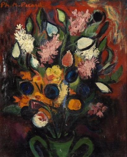 null Philippe-Marie PICARD (1915-1997)

"Bouquet"

Huile sur toile, signée en haut...