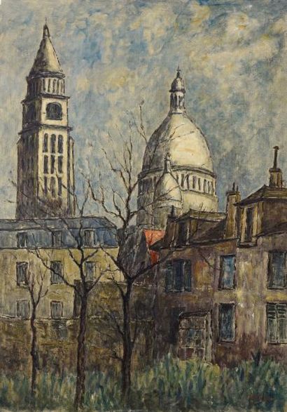 null Maurice FALLIES (1883-1965)

"Le vieux Montmartre"

Huile sur carton, signée...