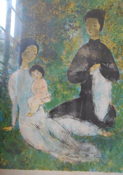 null Cao Dam VU (1908-2000)

"Famille"

Lithographie, Epreuve d'artiste, signée en...