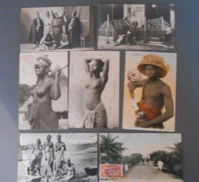 Lot de 7 cartes postales début XX° : SENEGAL...