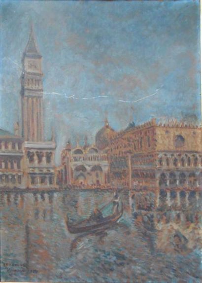 null Kosta HAKMAN (1899-1961)

"Vue de Venise"

Huile sur carton signée en bas à...