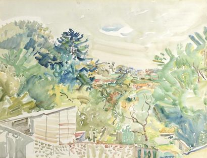 null Paul BRAUDEY (1930)

Village vu de la terrasse

Aquarelle, signée en bas à droite

47...