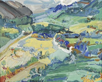 null Paul BRAUDEY (1930)

Vallée dans la montagne

Huile sur toile, signée en bas...