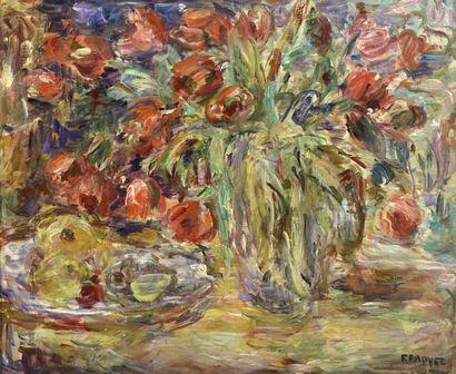 null Françoise FAUVET (1947)

Bouquets de tulipes

Huile sur toile, signée en bas...