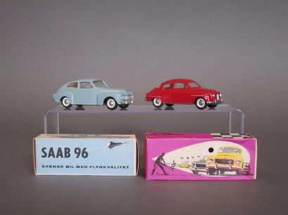 null TEKNO : VOLVO PV 544, grise, réf. 822 (Ab)

SAAB 96, rouge, réf. 827 (Ab)