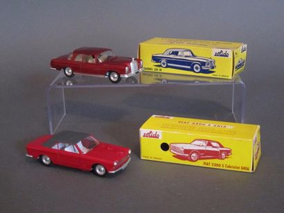 null SOLIDO : FIAT 2300 S Cabriolet GHIA, rouge, réf. 133 (Ab)

MERCEDES 220 SE,...