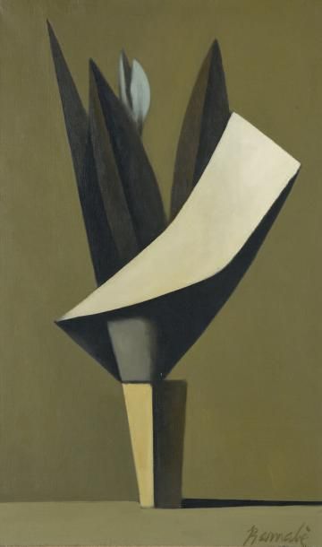 Duilio BARNABÉ (1914-1961) 
Le bouquet Huile sur toile, signée en bas à droite.
61...