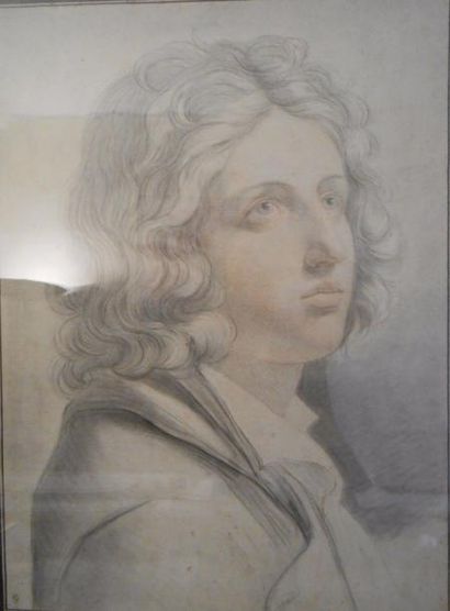 null "Portrait de jeune homme romantique"

Fusain, crayons

48 x 35 cm (à vue)