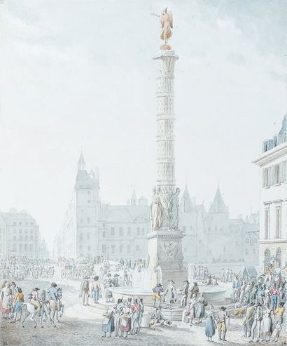 Félicie MEUNIÉ d'après Pierre-François-Léonard FONTAINE (Pontoise 1762 - Paris 1853)...
