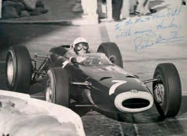 David Philipps Le pilote Richie Ginther au GP de Formule 1, Monaco, 1964. Épreuve...