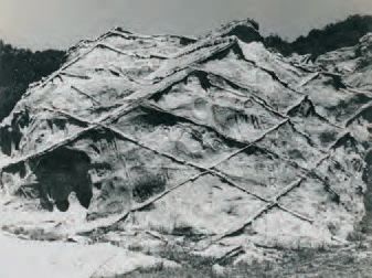 Maurice TABARD (1897-1984) Coupe géologique d'une carrière près d'Orange, vers 1935....