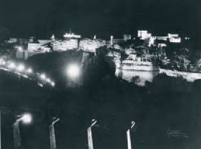 Photo Erdé Monte-Carlo la nuit, années 1960. Trois épreuves argentiques d'époque,...