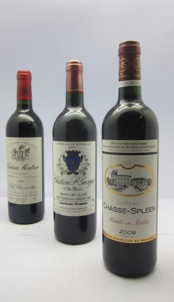 null 1 bouteille Château Montrose Saint-Estèphe 1999, étiquette légèrement tachée.

1...