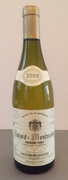 null 1 bouteille Bâtard-Montrachet, Grand Cru, Domaine Gagnard-Delagrange, 2008,...