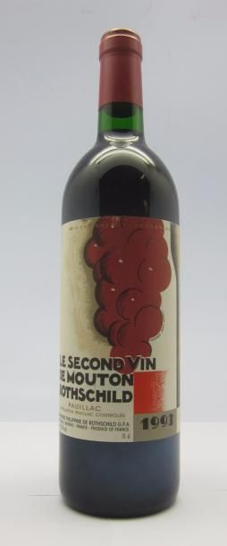 null 1 Bouteille Le Second Vin de Mouton Rothschild, Pauillac, 1993