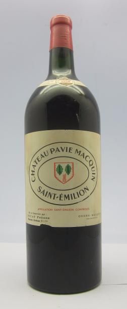 null 1 magnum Château Pavie-Macquin, 1958, base goulot