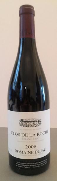 null 1 bouteille Clos de la Roche, Grand Cru, Domaine Dujac, 2008, étiquette gri...