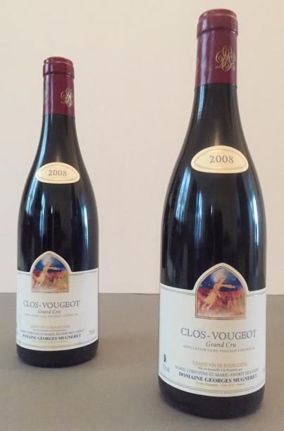 null 2 bouteilles Clos-Vougeot, Grand Cru, Domaine Georges Mugneret, 2008