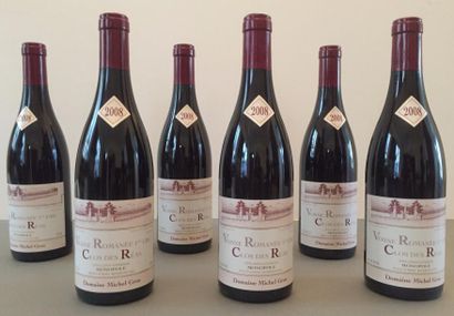 null 6 bouteilles Vosne Romanée, 1er cru Clos des Réas, Domaine Michel Gros, 200...