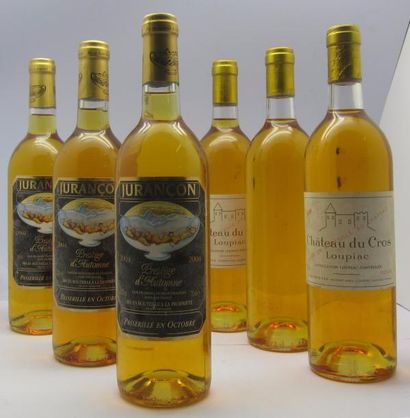null - 3 bouteilles Jurançon "Prestige d'Automne", 2004.

- 3 bouteilles Loupiac,...