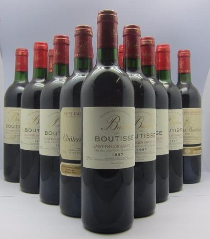 null 16 bouteilles Château Boutisse, Saint-Emilion Grand Cru, 1997, bons niveaux