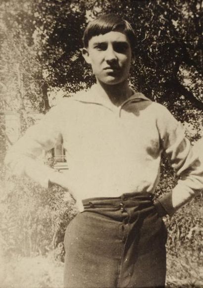 null Portrait de l'écrivain Raymond Radiguet. c.1918.
Epreuve argentique d'époque.
140...