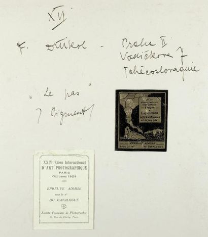 Frantisek Drtikol (1883-1961) "Le Pas". Prague, 1929
Tirage pigmentaire d'exposition,...
