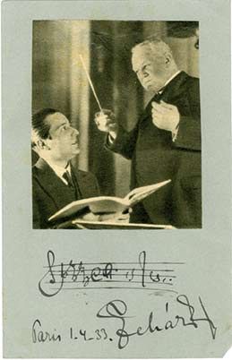 LEHAR Franz [Komàrom, 1870 - Bad Ischl, 1948], compositeur autrichien