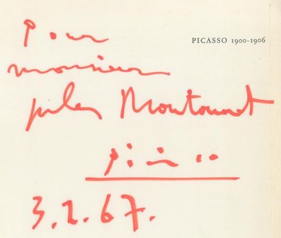 Picasso, Pablo PICASSO 1900-1906. Catalogue Raisonné. Ed. Ides et Calendes, Neuchâtel,...