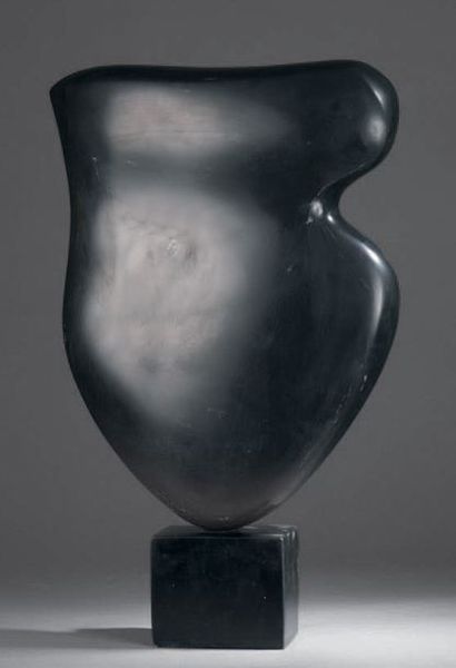 Carlo Sergio SIGNORI (1906-1988) Forme libre
Sculpture en marbre noir antique, sur...