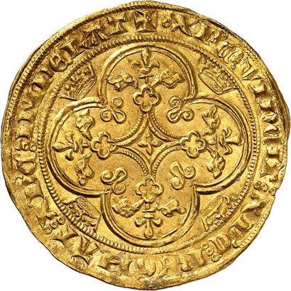 null PHILIPPE VI DE VALOIS (1328-1350). Chaise d'or. Émission de 1346. 4,67 g A/...