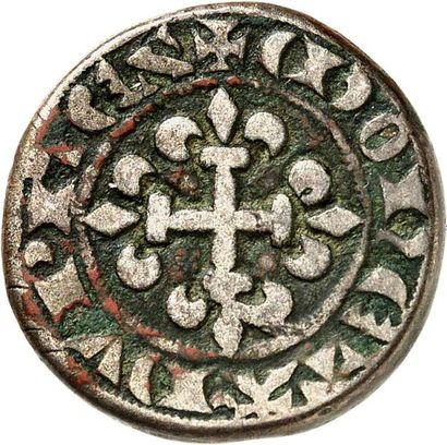 null PHILIPPE VI DE VALOIS (1328-1350). Piéfort en billon du double parisis. 8,93...